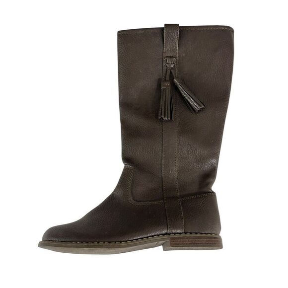 GapKids Brown Leather Boots - Picture 1 of 5